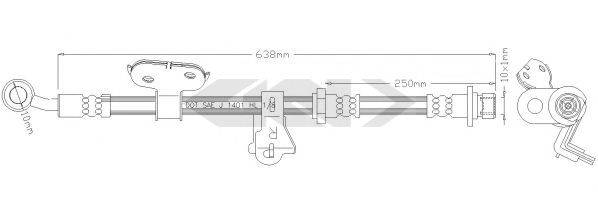 REMKAFLEX 5167 Гальмівний шланг