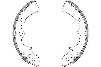 MAZDA 082026310 Комплект гальмівних колодок