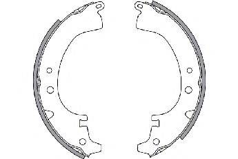 TOYOTA 0449514031 Комплект гальмівних колодок