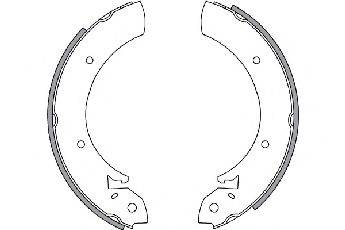FORD 6079621 Комплект гальмівних колодок