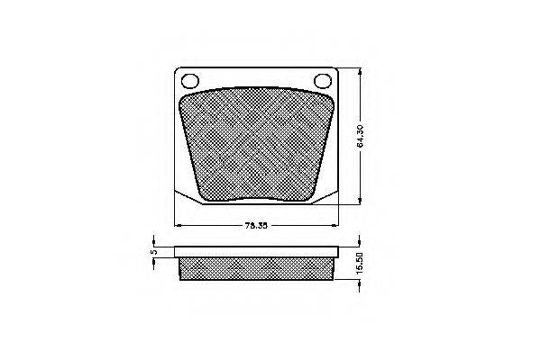 FORD 5018521 Комплект гальмівних колодок, дискове гальмо