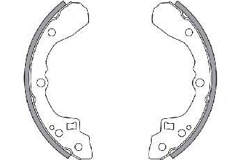 MAZDA G03026310 Комплект гальмівних колодок