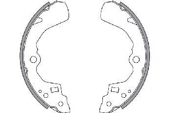 DAIHATSU 0449587708 Комплект гальмівних колодок