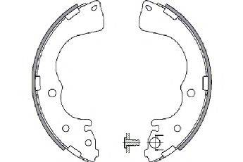 MAZDA LDY32638Z Комплект гальмівних колодок