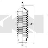 FORD 6935233 Комплект пильника, рульове керування