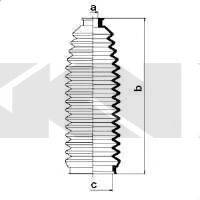 FORD 6103590 Комплект пильника, рульове керування