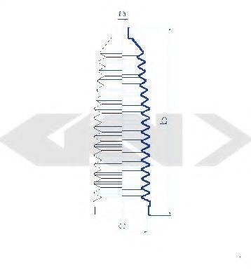 FORD 4059921 Комплект пильника, рульове керування
