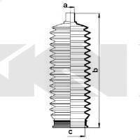 HYUNDAI 577744A000 Комплект пильника, рульове керування