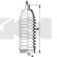 RENAULT 77 01 474 075 Комплект пильника, рульове керування