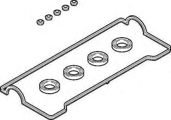 TOYOTA 11213-15080 Прокладка, кришка головки циліндра