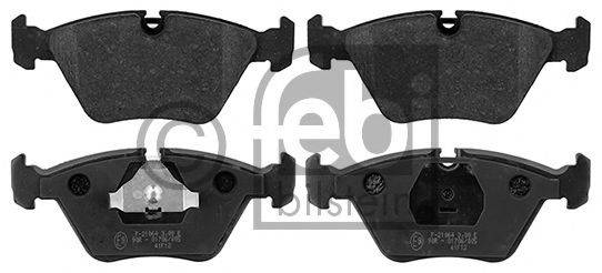 FIT FP2249E Комплект гальмівних колодок, дискове гальмо