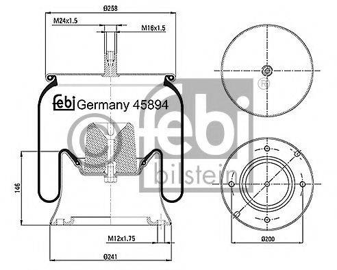 MERCEDES-BENZ 942 320 60 21 Кожух пневматичної ресори