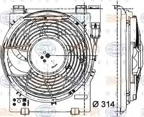 BEHR HELLA SERVICE 8EW 009 157-451