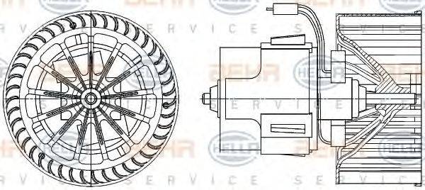 BEHR HELLA SERVICE 8EW 009 157-501