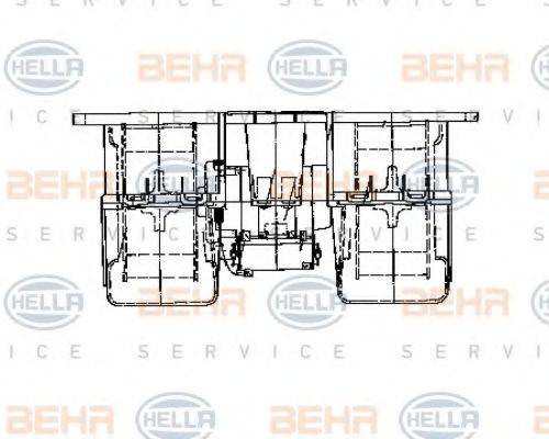 BEHR HELLA SERVICE 8EW 009 158-071