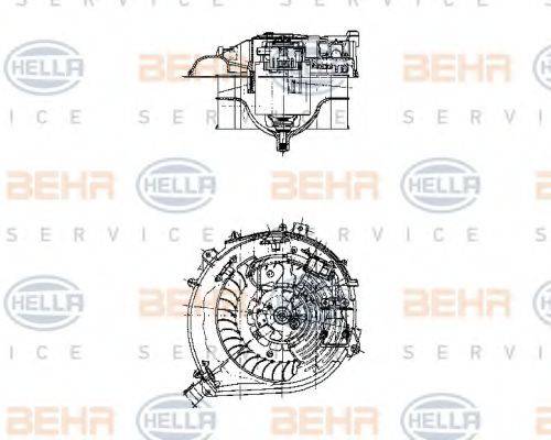 BEHR HELLA SERVICE 8EW 009 158-321