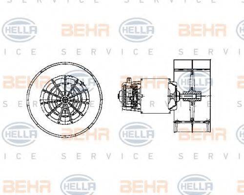 BEHR HELLA SERVICE 8EW 009 158-631