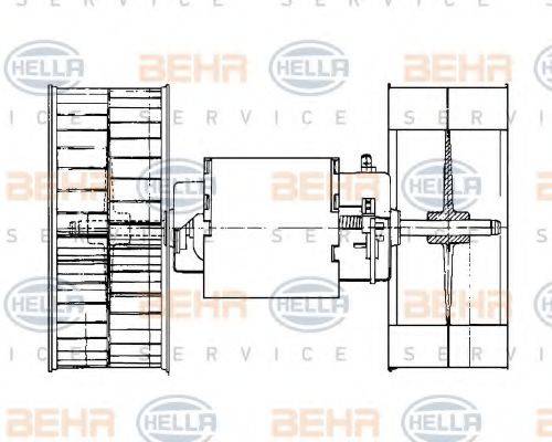 BEHR HELLA SERVICE 8EW 009 159-101