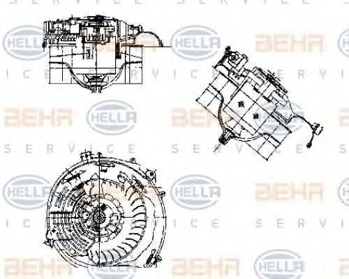 BEHR HELLA SERVICE 8EW 009 159-331