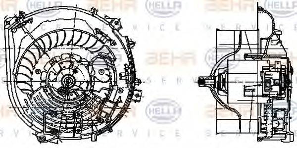 BEHR HELLA SERVICE 8EW 009 159-351