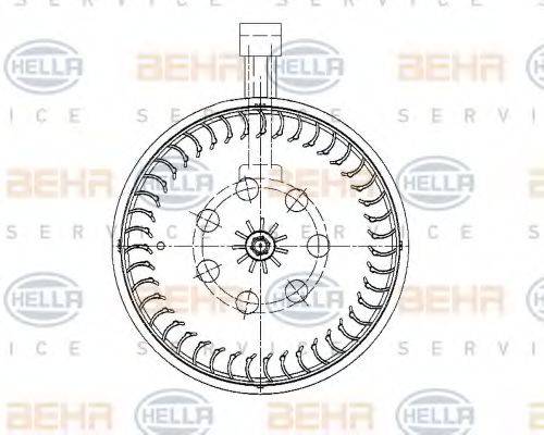 BEHR HELLA SERVICE 8EW 009 159-591