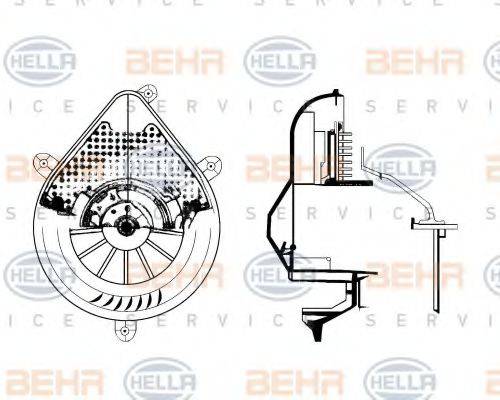 BEHR HELLA SERVICE 8EW 009 159-681