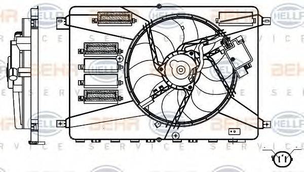 BEHR HELLA SERVICE 8EW 351 000-371