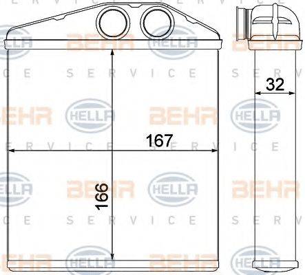 BEHR HELLA SERVICE 8FH 351 000-501