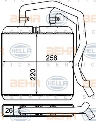BEHR HELLA SERVICE 8FH 351 000-601
