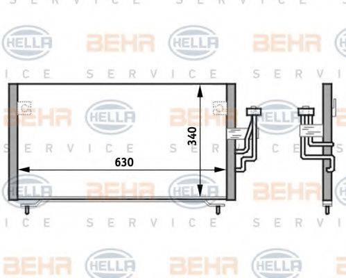 BEHR HELLA SERVICE 8FC 351 024-151