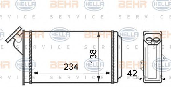BEHR HELLA SERVICE 8FH 351 024-321