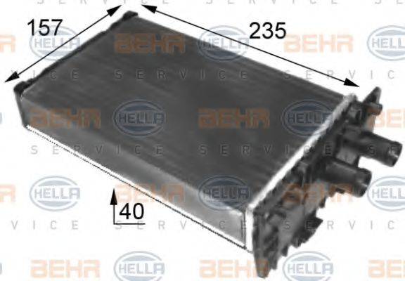 BEHR HELLA SERVICE 8FH 351 024-431