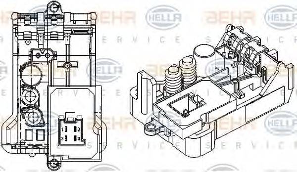 BEHR HELLA SERVICE 5HL 351 029-061