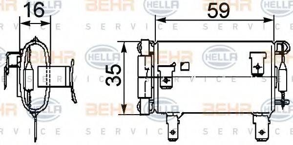 BEHR HELLA SERVICE 9ML 351 029-381