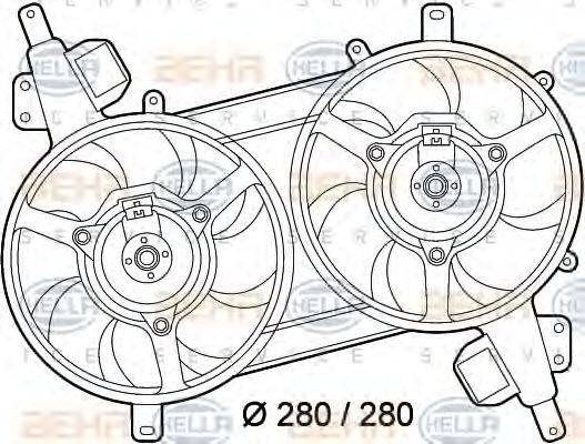 BEHR HELLA SERVICE 8EW 351 039-601