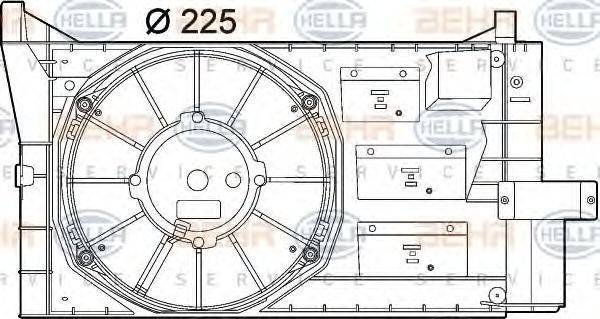 BEHR HELLA SERVICE 8EW 351 039-631