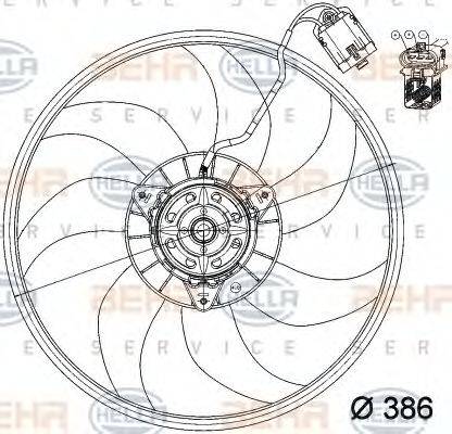 BEHR HELLA SERVICE 8EW 351 039-741