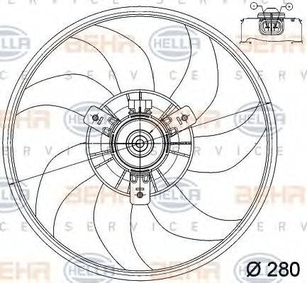 BEHR HELLA SERVICE 8EW 351 039-761