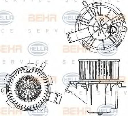 BEHR HELLA SERVICE 8EW 351 040-641