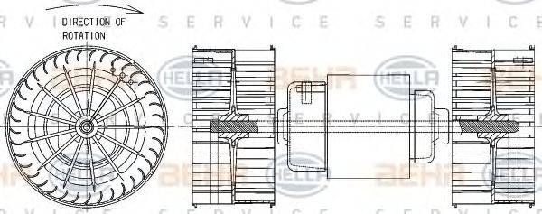 BEHR HELLA SERVICE 8EW 351 043-381