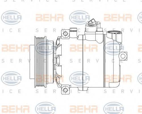 BEHR HELLA SERVICE 8FK 351 132-081