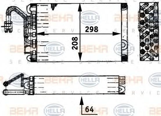 BEHR HELLA SERVICE 8FV 351 211-521