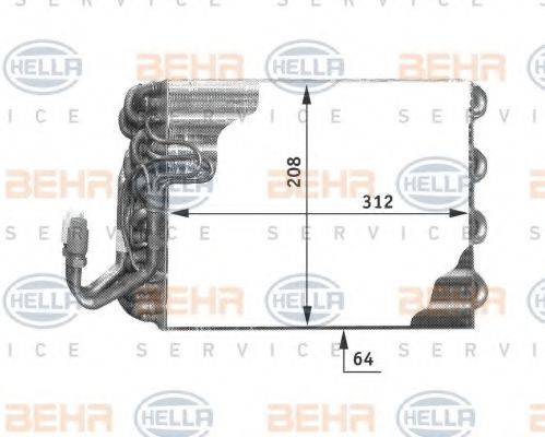 BEHR HELLA SERVICE 8FV 351 211-541