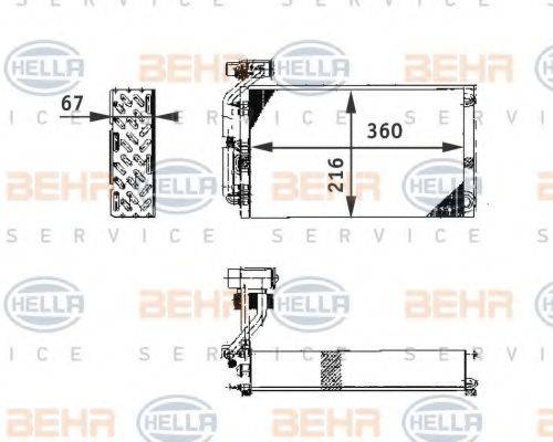 BEHR HELLA SERVICE 8FV 351 211-671