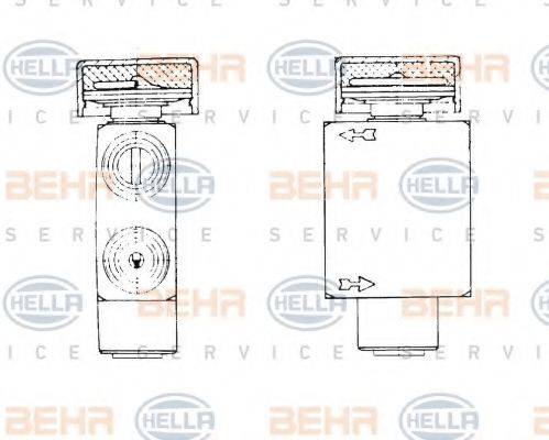 BEHR HELLA SERVICE 8UW 351 234-031