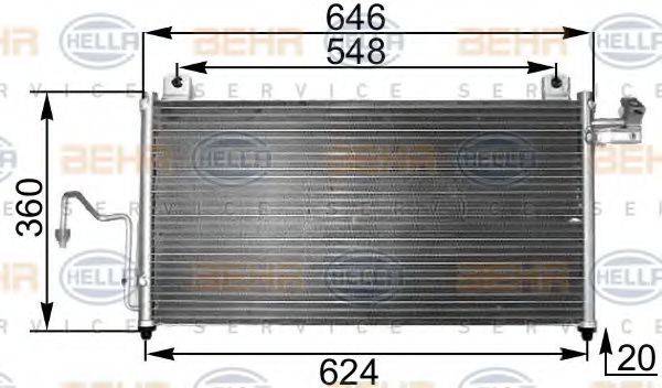BEHR HELLA SERVICE 8FC 351 300-471
