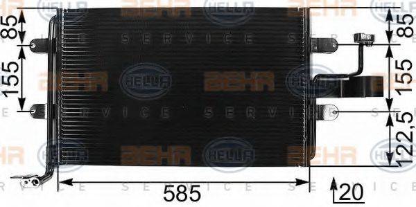 BEHR HELLA SERVICE 8FC 351 301-061