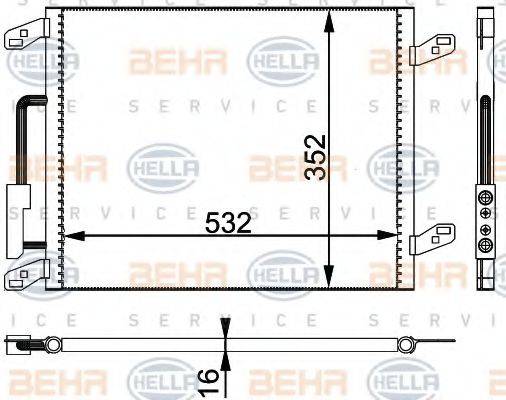 BEHR HELLA SERVICE 8FC 351 301-101