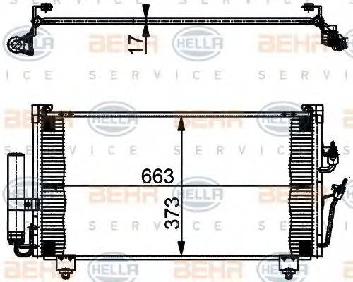 BEHR HELLA SERVICE 8FC 351 301-581