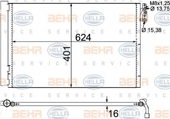 BEHR HELLA SERVICE 8FC 351 302-611